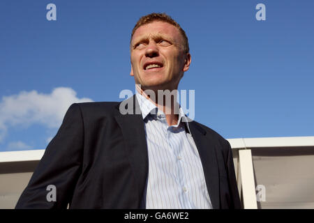 Calcio - amichevole - Preston North End v Everton - Deepdale. David Moyes, direttore di Everton Foto Stock