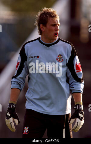 Calcio - amichevole - Grantham Town v Lincoln City - South Kesteven Sports Stadium. Alan Marriott, portiere di Lincoln City Foto Stock