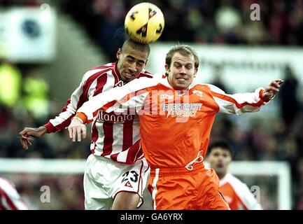 Calcio - a livello nazionale League Division Two - Stoke City v Blackpool Foto Stock