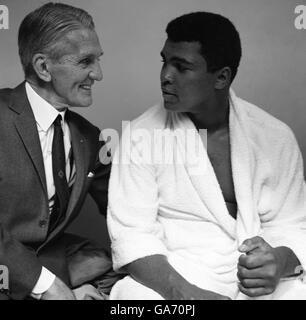 Il pugilato - Muhammad Ali - Londra Foto Stock