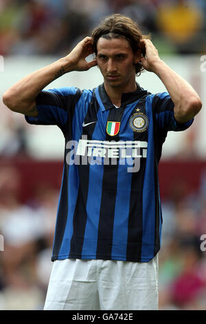 Calcio - Aston Villa v Inter Milan - Villa Park. Inter Milano Zlatan Ibrahimovic Foto Stock