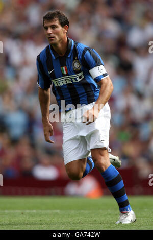 Calcio - Aston Villa v Inter Milan - Villa Park. Dejan Stankovic di Inter Milano Foto Stock