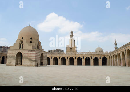 Ibn toloun moschea esterno Foto Stock