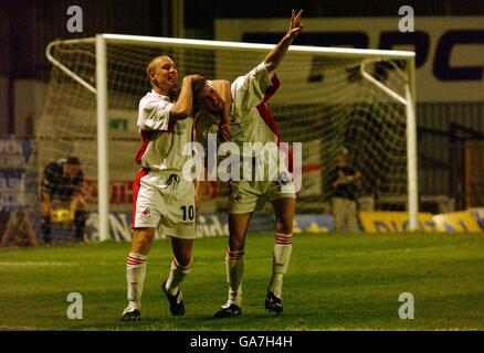 Calcio - a livello nazionale League Division tre - Swansea v Southend Regno Foto Stock