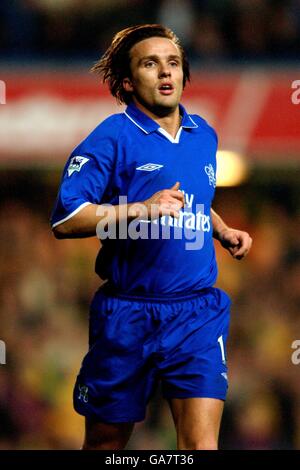 Calcio - AXA fa Cup - terzo turno Replay - Chelsea v Norwich City. Boudewijn Zenden, Chelsea Foto Stock