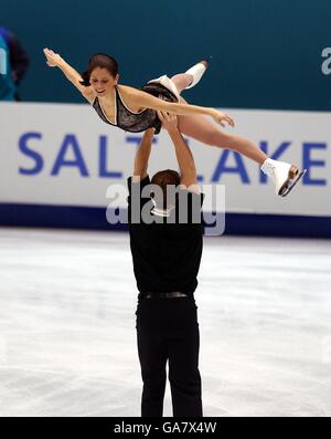 Olimpiadi invernali - Salt Lake City 2002 - Pattinaggio Artistico - Coppie breve programma Foto Stock