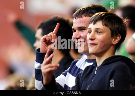 Calcio - Clydesdale Bank Premier League Scozzese - Cuore di Midlothian v Hibernian - Tynecastle Stadium Foto Stock