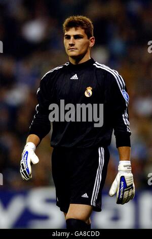 Calcio - UEFA Champions League - Gruppo C - Real Madrid v Sparta Prague. Il portiere del Real Madrid, Iker Casillas Foto Stock