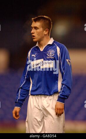 Calcio - fa Youth Cup - quarto finale - Everton v Nottingham Forest. Brian Moogan, Everton Foto Stock