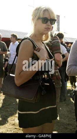 Carling Reading Festival 2007. Peaches Geldof al Carling Reading Festival 2007 di Reading, Berkshire. Foto Stock