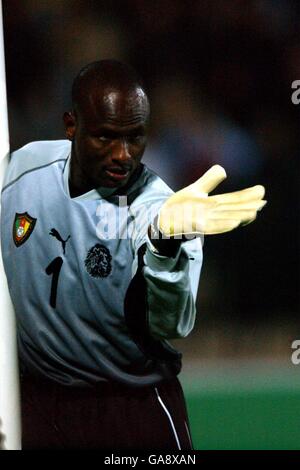 International Soccer - friendly - Camerun / Argentina. Boukar Alioum del Camerun Foto Stock