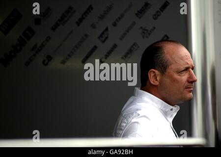 Formula uno Motor Racing - Gran Premio della Malesia - Qualifiche. Ron Dennis, McLaren Team Boss Foto Stock