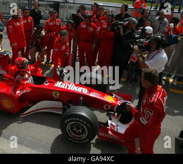 Formula Uno Motoracing - Gran Premio di San Marino - Qualifiche Foto Stock