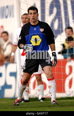 Calcio Spagnolo - Primera Division - Rayo Vallecano / Real Betis. Manuel Etxeberria, portiere di Rayo Vallecano Foto Stock