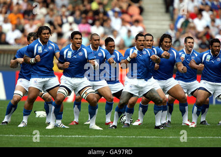 Rugby Union - IRB Rugby World Cup 2007 - Piscina A - Sud Africa v Samoa - Parc des Princes Foto Stock