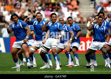 Rugby Union - IRB Rugby World Cup 2007 - Piscina A - Sud Africa v Samoa - Parc des Princes Foto Stock