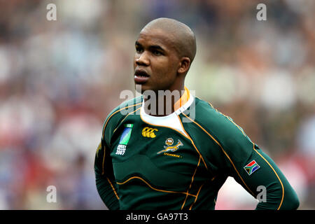 Rugby Union - IRB Rugby World Cup 2007 - Pool A - Sudafrica v Samoa - Parc des Princes. JP Pietersen, Sudafrica Foto Stock