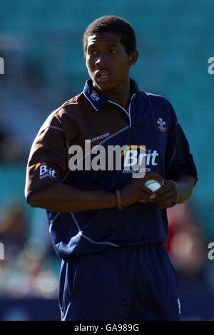Cricket - NatWest Pro40 League 2006 - Divisione due - Surrey Brown Caps contro Somerset Sabres - The Brit Oval. Chris Jordan di Surrey Brown Caps Foto Stock