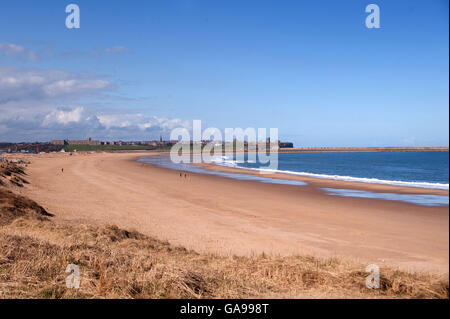 Sandhaven beach, South Shields, South Tyneside Foto Stock