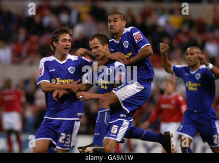 Calcio - Carling Cup - Secondo round - Nottingham Forest v Leicester City - Città massa Foto Stock