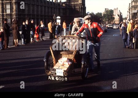 Rally - VCC Londra a Brighton il veterano della vettura da Rally Foto Stock