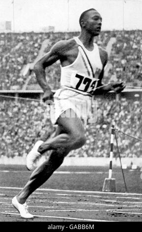 Atletica - 1936 ai Giochi Olimpici di Berlino - Uomini 100m - finale Foto Stock