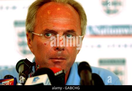 In Inghilterra la formazione per la Coppa del Mondo in Corea del Sud Foto Stock