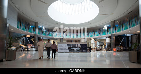 MODA Mall, Bahrain World Trade Center, Manama, Bahrain. Foto Stock