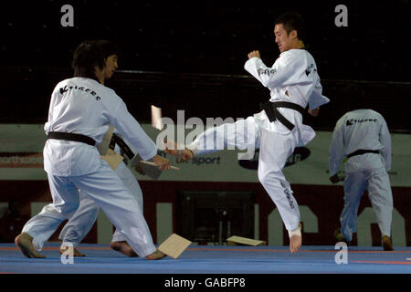 Atletica - 2007 World Taekwondo Pechino qualificazione olimpica - MEN Arena Foto Stock