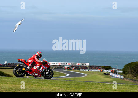 Il motociclismo - Moto GP - GMC Australian Grand Prix - Gara - Phillip Island Foto Stock