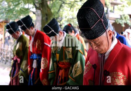 Calcio - Coppa del Mondo FIFA 2002 - Kemari in Koyoto, Giappone Foto Stock