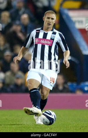 Calcio - Coca-Cola Football League Championship - West Bromwich Albion v Blackpool - The Hawthorns. Martin Albrechtsen, West Bromwich Albion Foto Stock