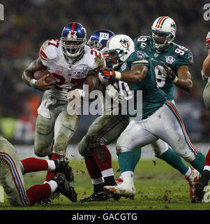 Football americano - NFL - Miami Dolphins v New York Giants - Wembley Stadium Foto Stock