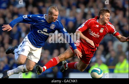 Calcio - Barclays Premier League - Everton V Liverpool - Goodison Park Foto Stock