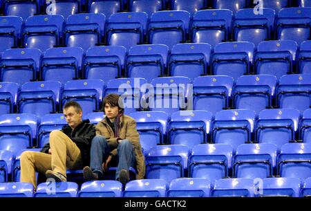 Calcio - Coppa UEFA - Gruppo F - Bolton Wanderers / Braga - Stadio Reebok. Una vista dei posti vuoti all'interno dello stadio, Foto Stock