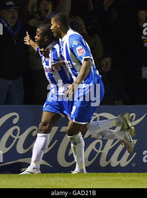 Calcio - Coca Cola Football Championship - Colchester Regno v Plymouth Argyle - strato Road Foto Stock