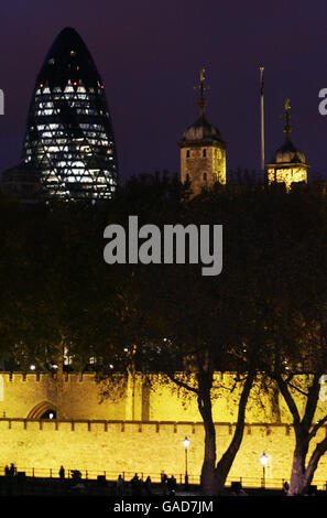 Londra va gold Foto Stock