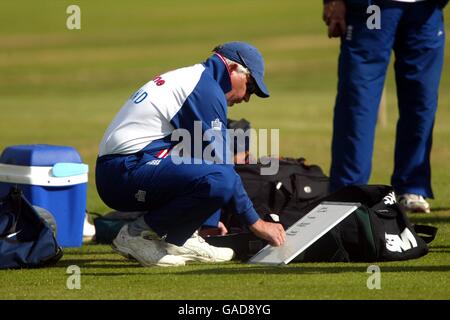 Cricket - Inghilterra v India - Primo test di npower - Reti Foto Stock