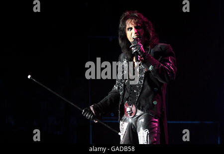 Alice Cooper in concerto a Wembley Arena - London Foto Stock