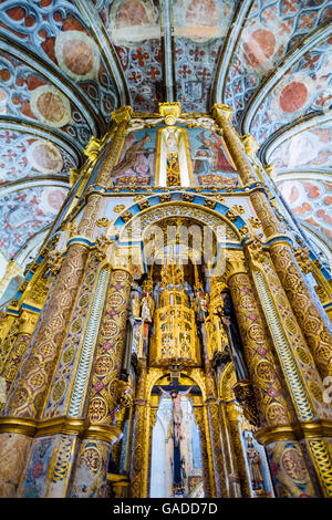 L'Europa, Portogallo, Tomar, appartenente al Patrimonio Mondiale Abbazia dei Templari e il Convento - ex sede dell'Ordine dei templari Foto Stock