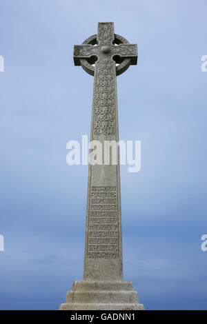 Inghilterra, Hampshire, Isle of Wight, Tennyson monumento Foto Stock