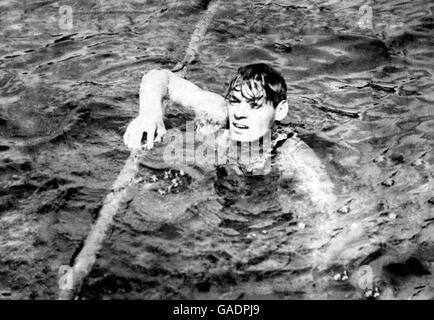 Parigi 1924 Giochi Olimpici - Piscina - 400 metri final Foto Stock