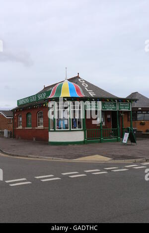 Esterno del Simpsons negozio di golf carnoustie angus Scozia Luglio 2016 Foto Stock