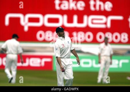 Cricket - Inghilterra v India - Seconda prova npower - Prima giornata Foto Stock