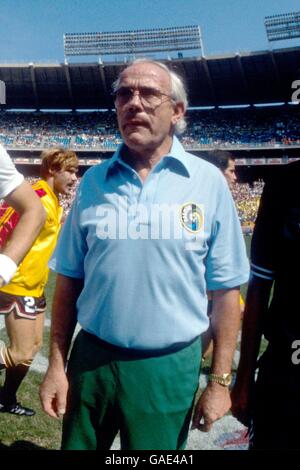 American Soccer - NASL - Soccer Bowl 80 - New York Cosmos v Fort Lauderdale percussori Foto Stock