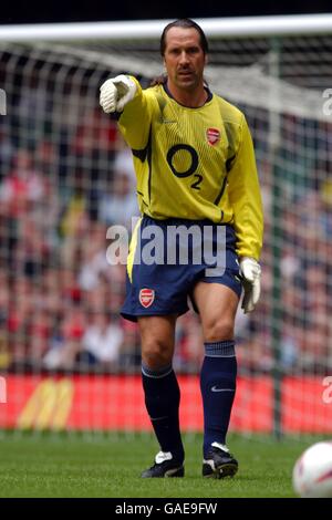 Calcio - fa Community Shield - Arsenal v Liverpool. David Seaman, portiere dell'Arsenal Foto Stock