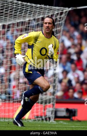 Calcio - fa Community Shield - Arsenal v Liverpool. David Seaman, portiere dell'Arsenal Foto Stock