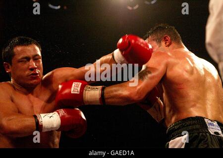 Boxing - WBF Mondo Super Middleweight Championship - Robin Ried v Francisco Mora Foto Stock