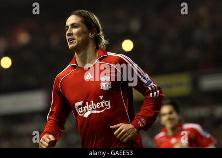 Calcio - Barclays Premier League - Liverpool v Fulham - Anfield Foto Stock