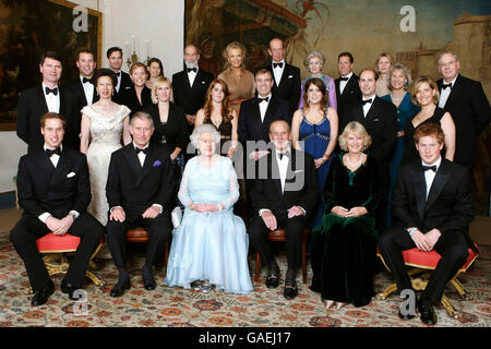 Royalty - la regina e il Duca di Edimburgo il diamante anniversario di matrimonio - Clarence House Foto Stock